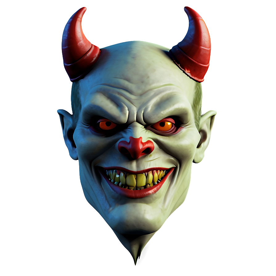 Sinister Devil Face Png Cgy18 PNG image