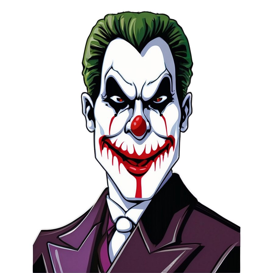 Sinister Joker Face Png 50 PNG image