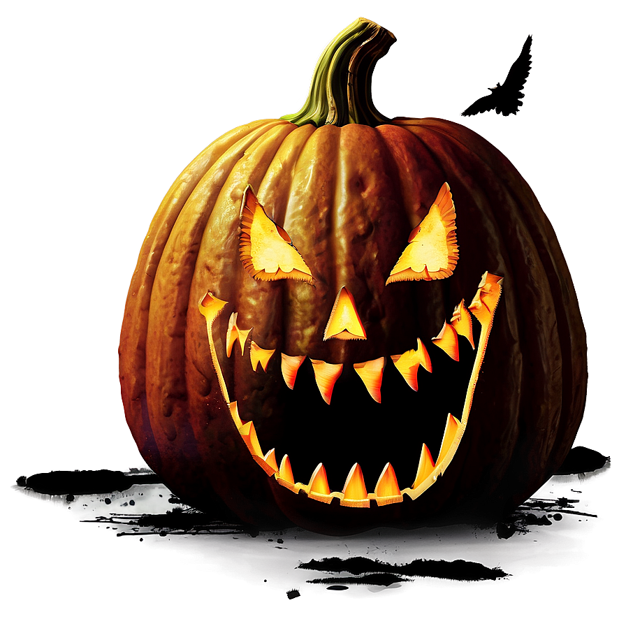 Sinister Pumpkin Head Png 06262024 PNG image