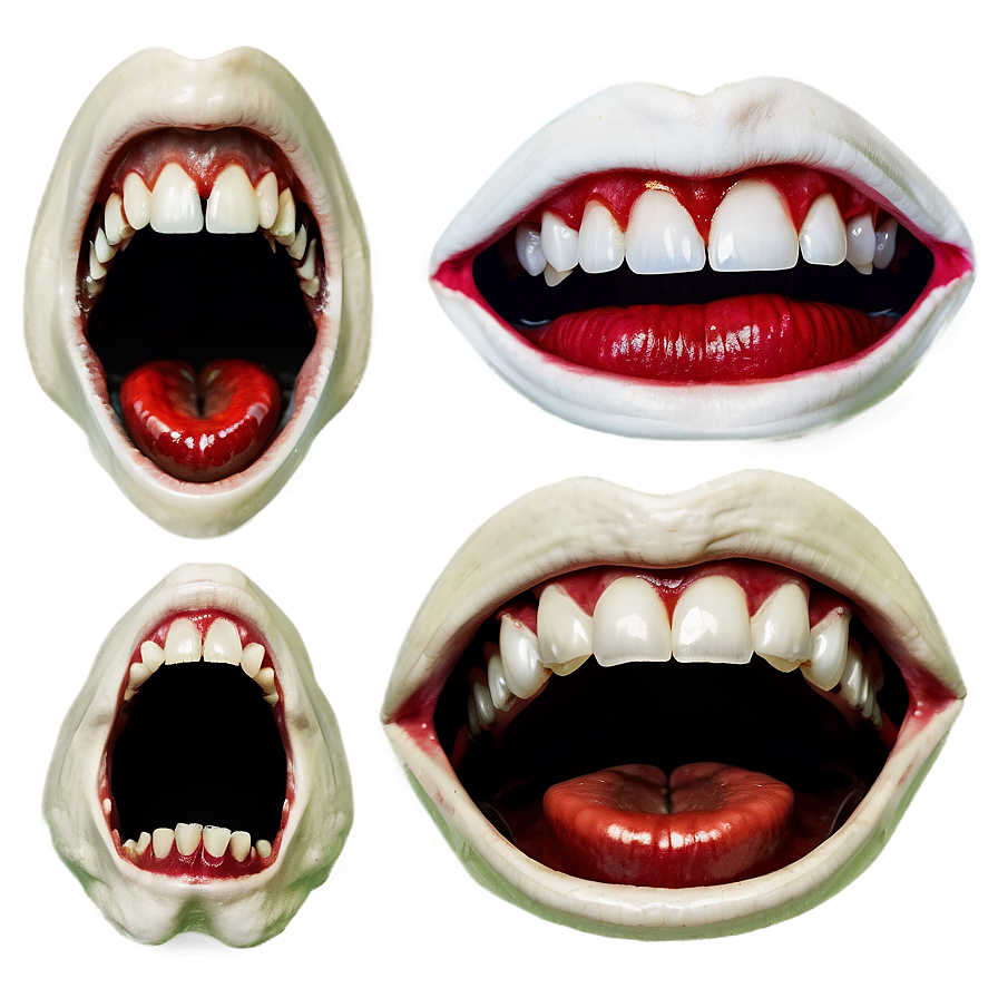 Sinister Vampire Mouth Png 94 PNG image