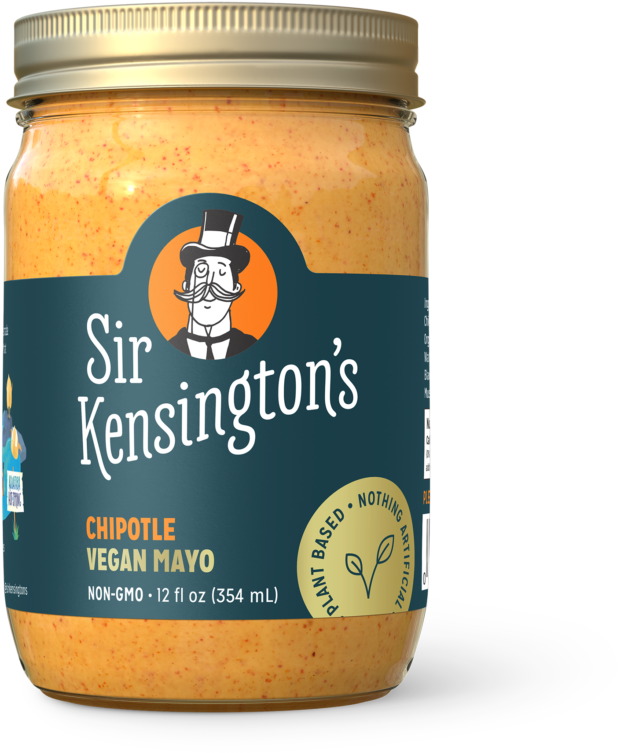 Sir Kensingtons Chipotle Vegan Mayo Jar PNG image