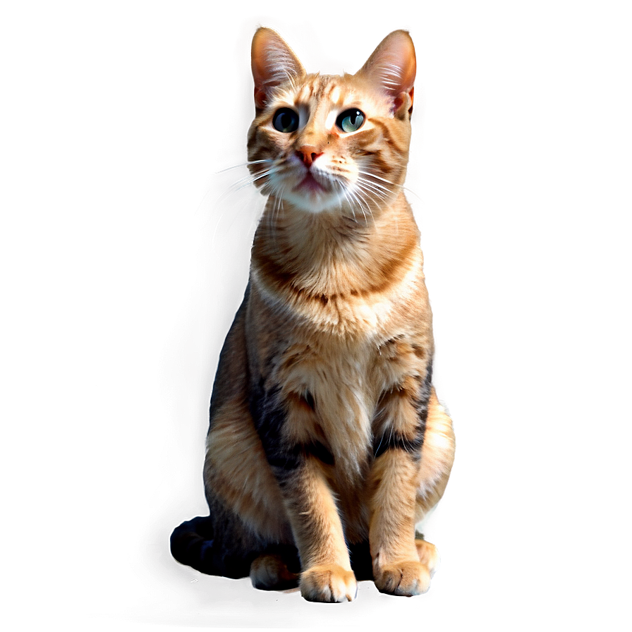 Sitting Cat Transparent 05252024 PNG image