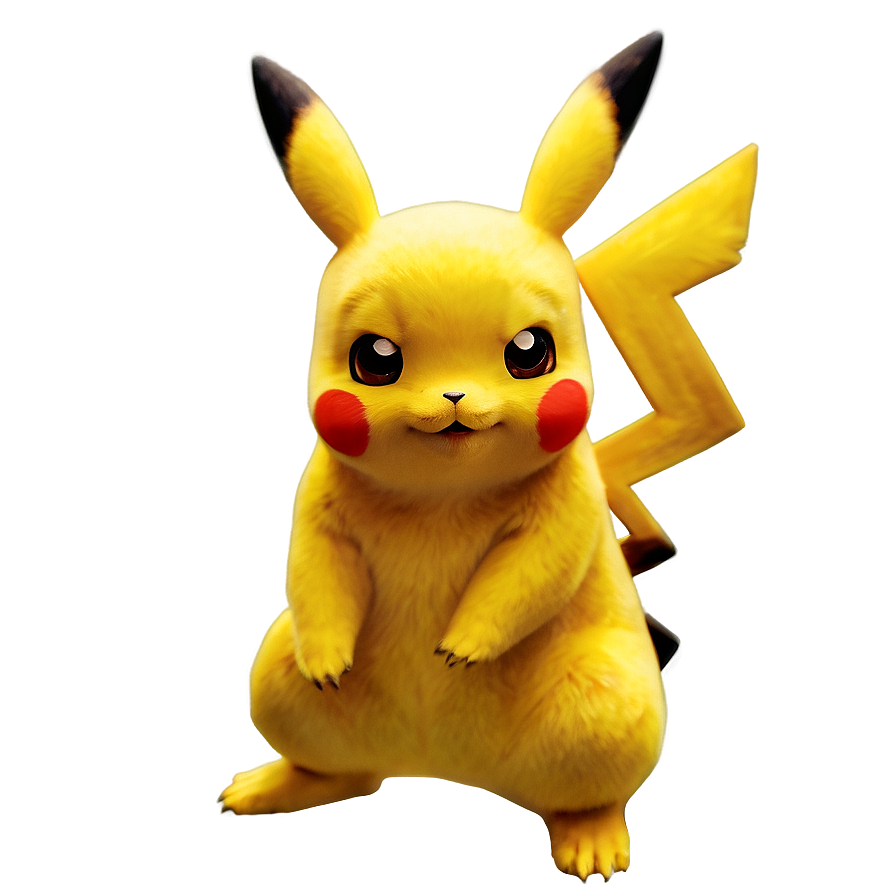 Sitting Pikachu Transparent Png 05262024 PNG image