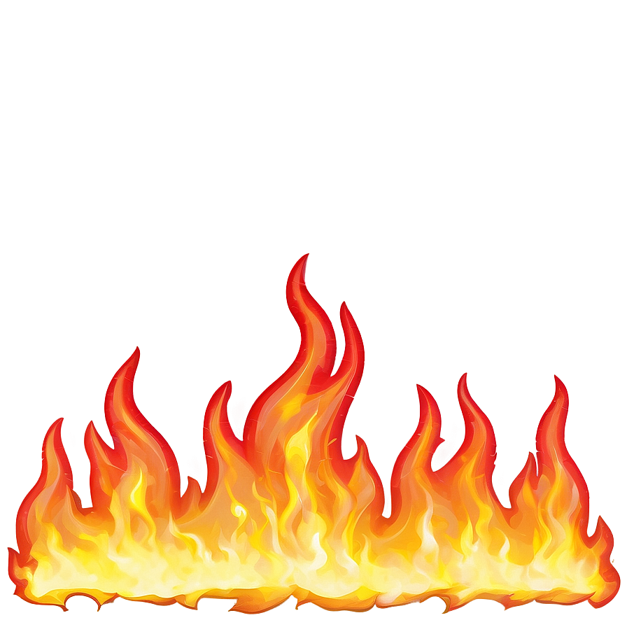 Sizzling Fire Border Png 77 PNG image