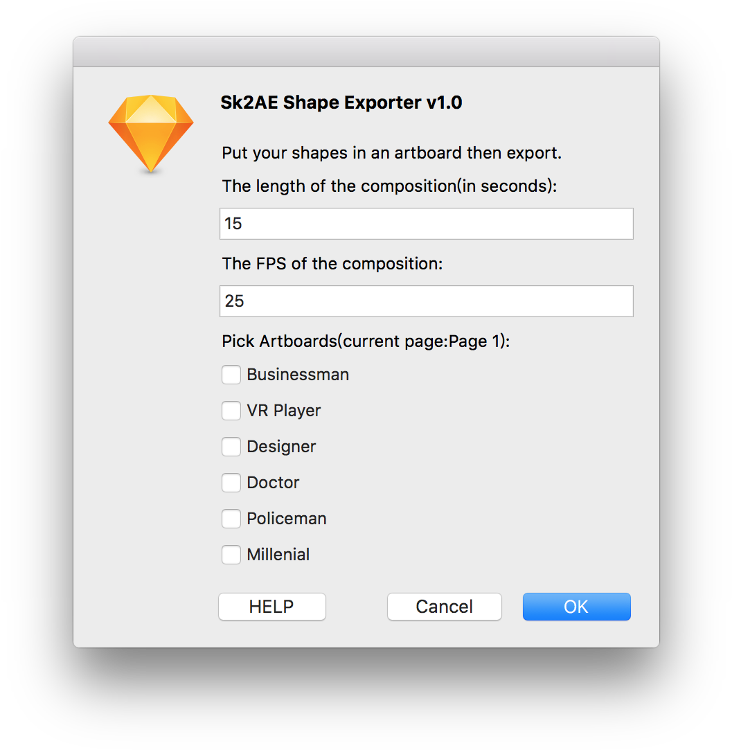Sk2 A E_ Shape_ Exporter_ Dialog_ Box PNG image