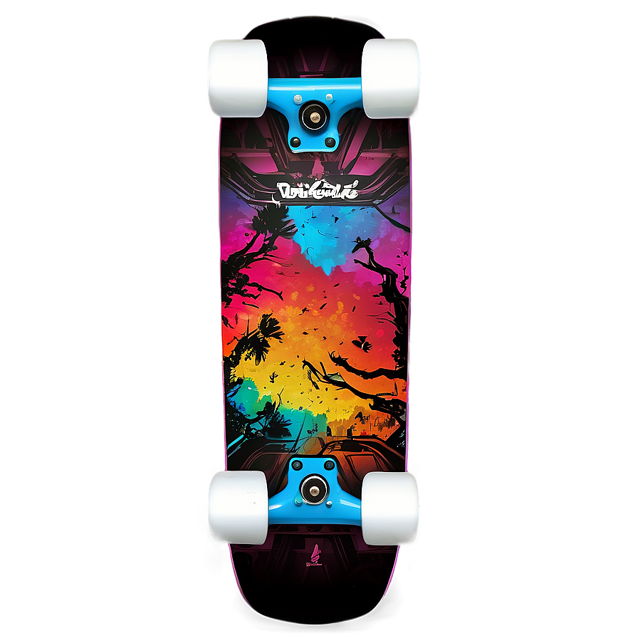 Skateboard Deck Design Png 06282024 PNG image