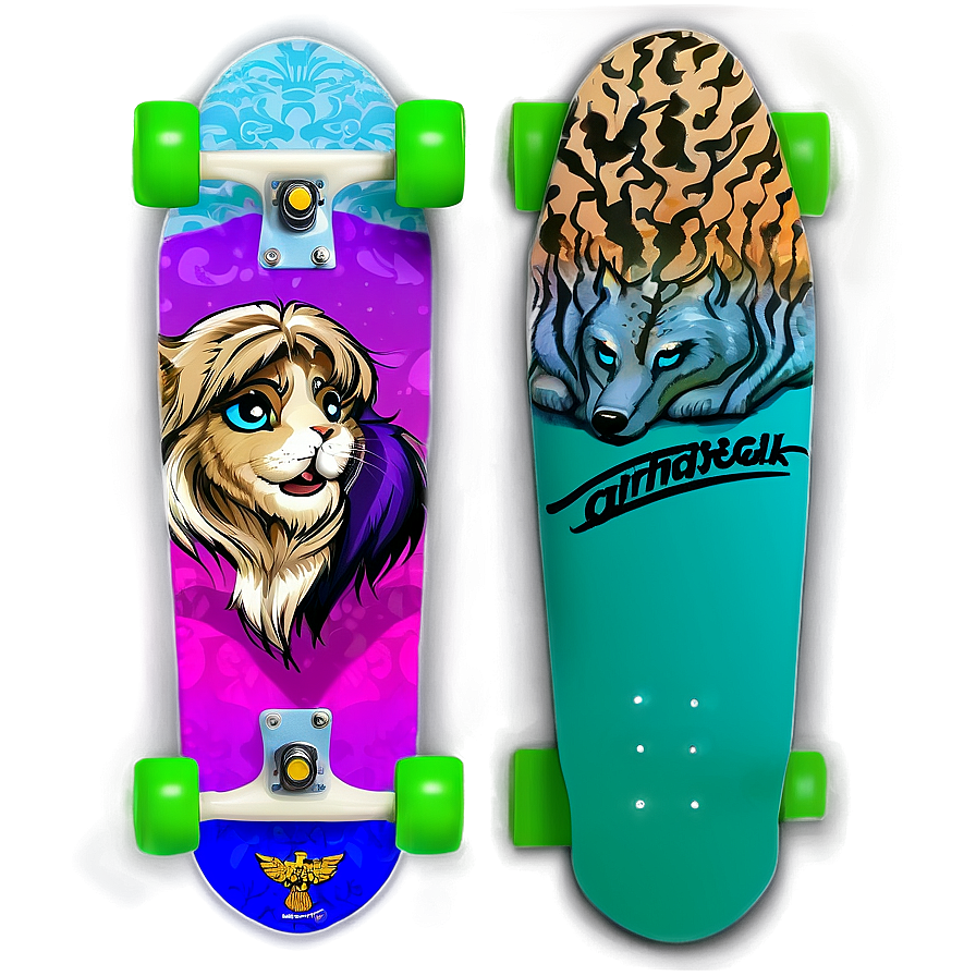 Skateboard Deck Design Png Cri11 PNG image