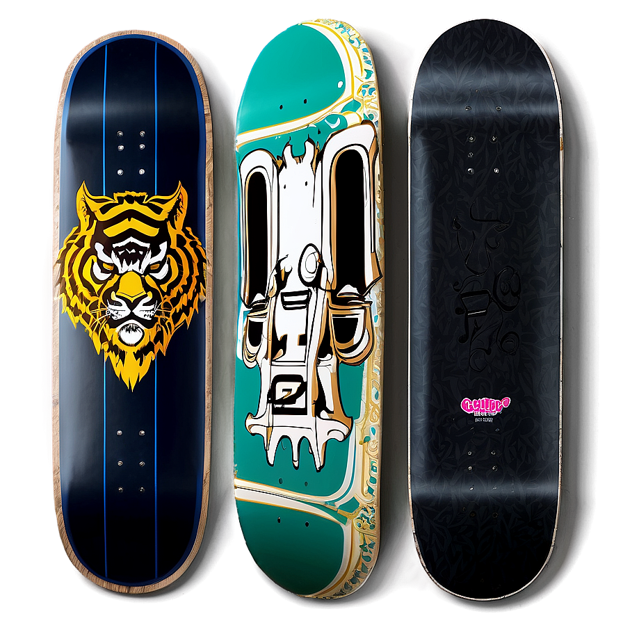 Skateboard Deck With Logo Png Mfw PNG image