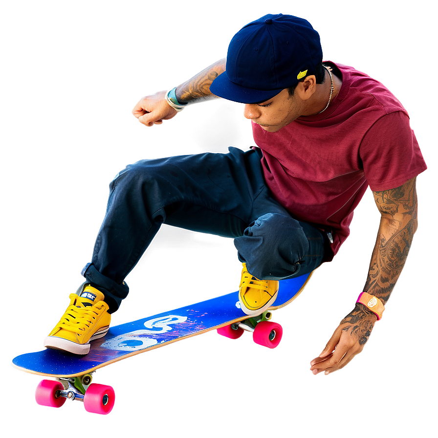Skateboard Training Techniques Png 41 PNG image