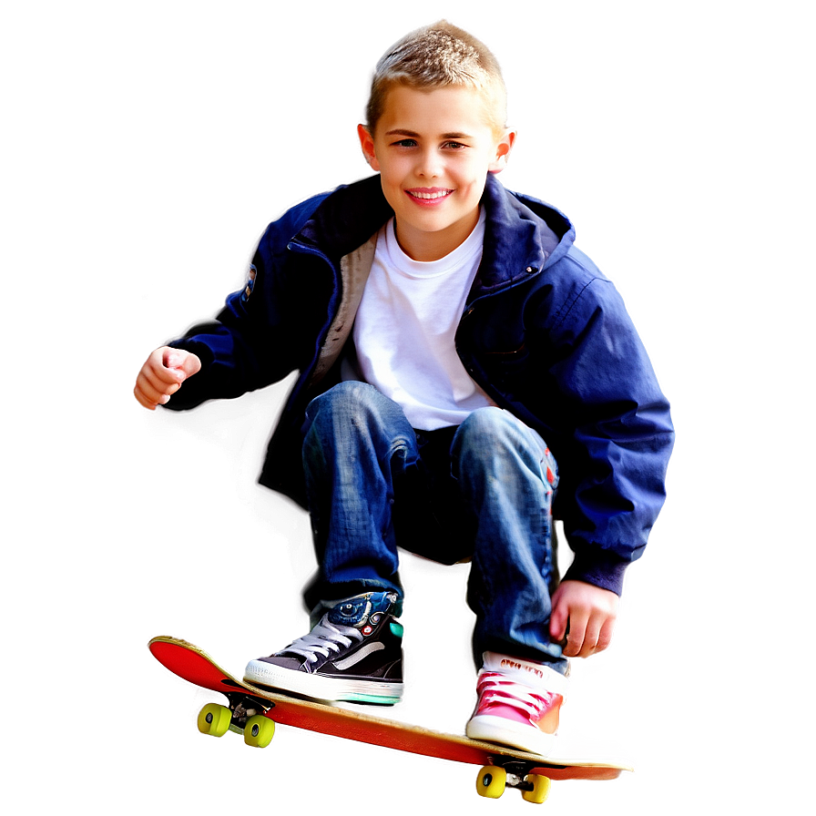 Skateboarding Kids Png 06242024 PNG image