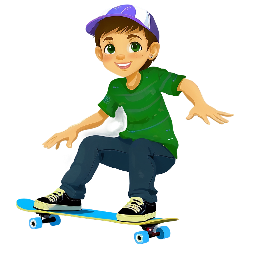 Skateboarding Kids Png Pcd57 PNG image