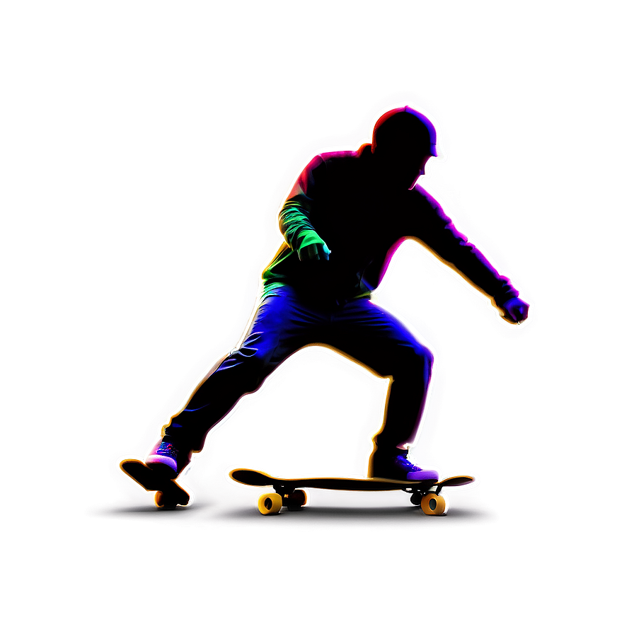 Skateboarding Silhouette Png Oix PNG image