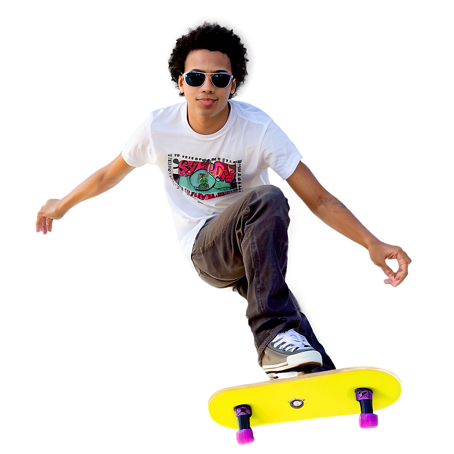 Skater Action Png Qqt PNG image