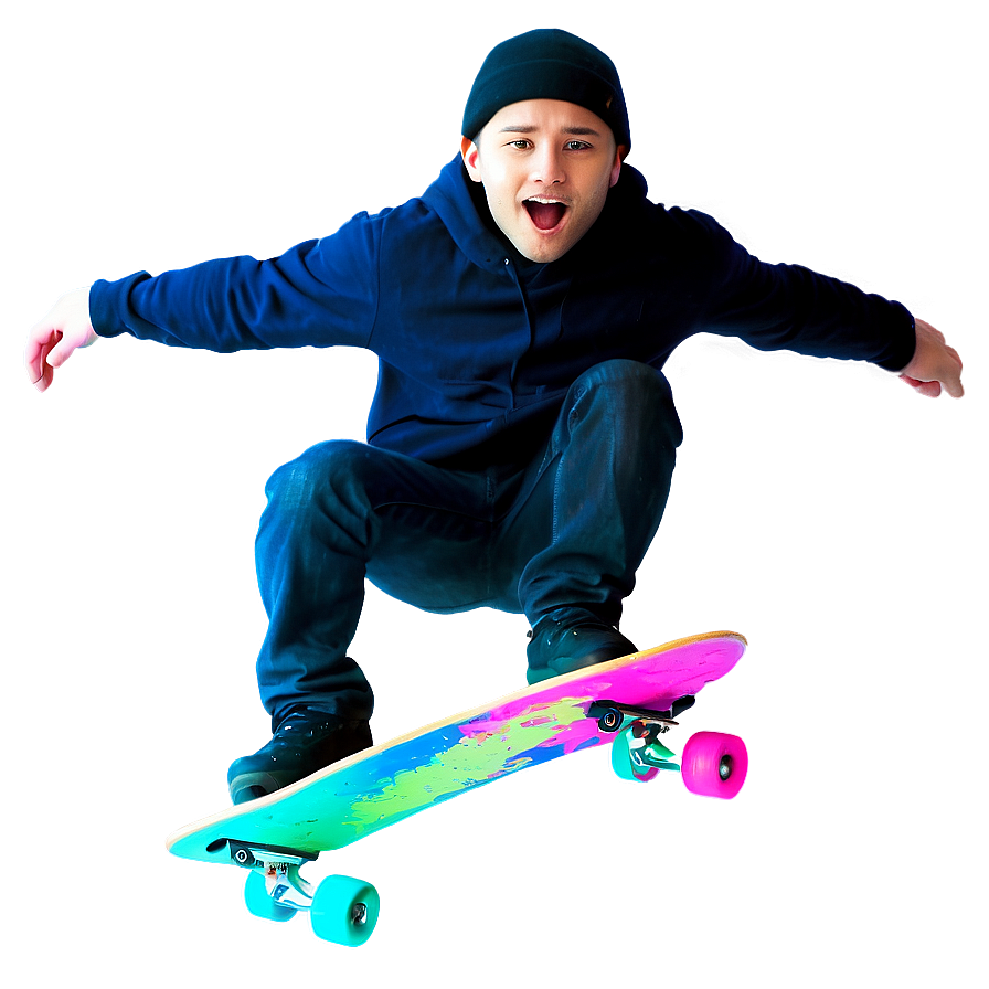 Skater Sketch Png 06252024 PNG image