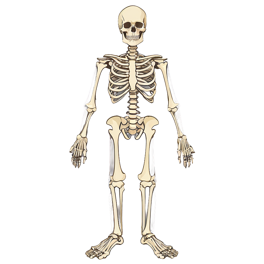 Skeletal System Educational Chart Png 06132024 PNG image