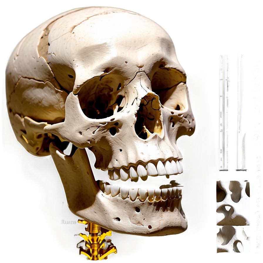 Skeletal System With Bone Names Png Avl PNG image