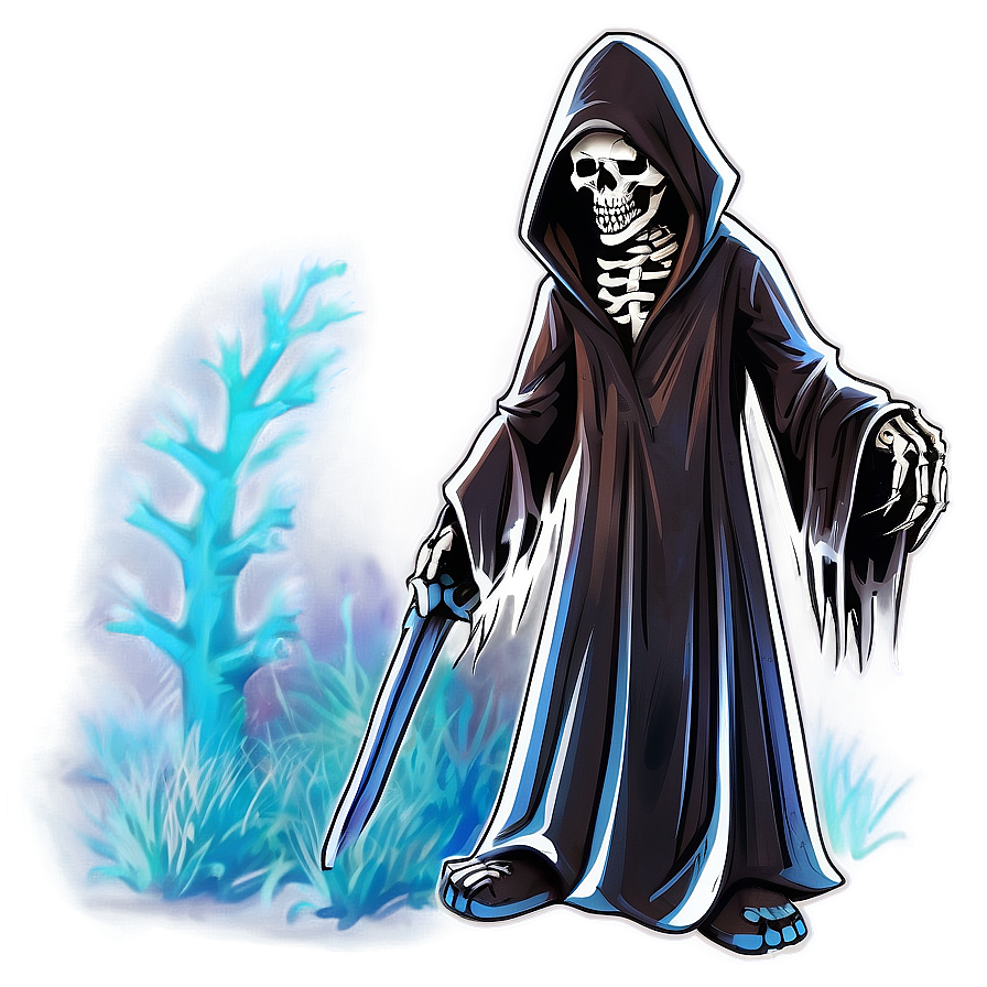 Skeleton Grim Reaper Png 7 PNG image