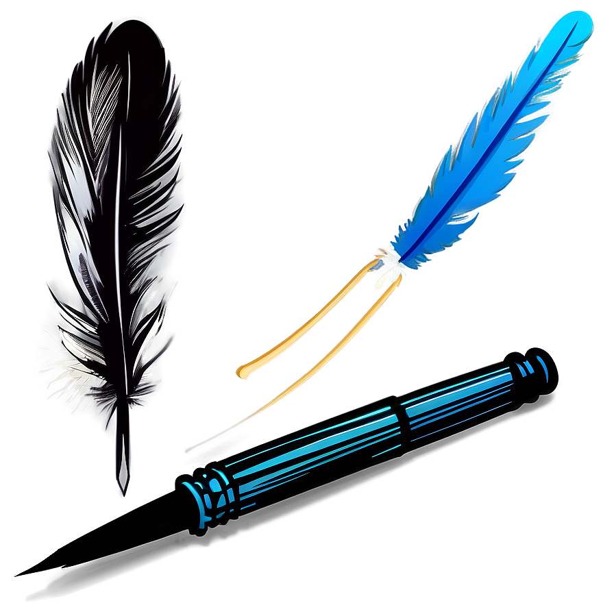 Sketch Of Quill Pen Png 26 PNG image