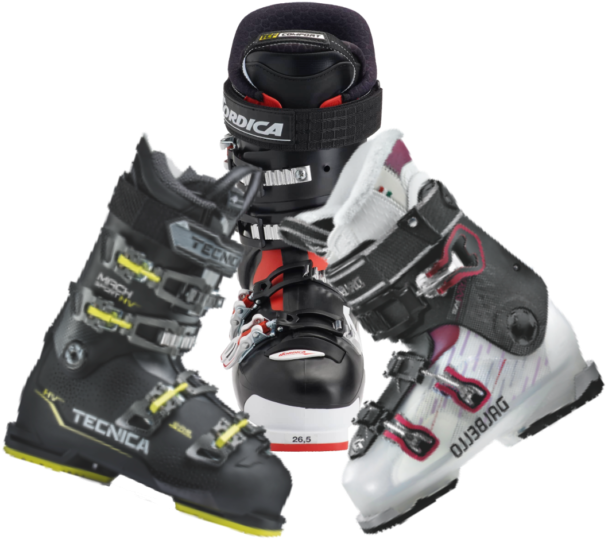 Ski Boots Collection PNG image