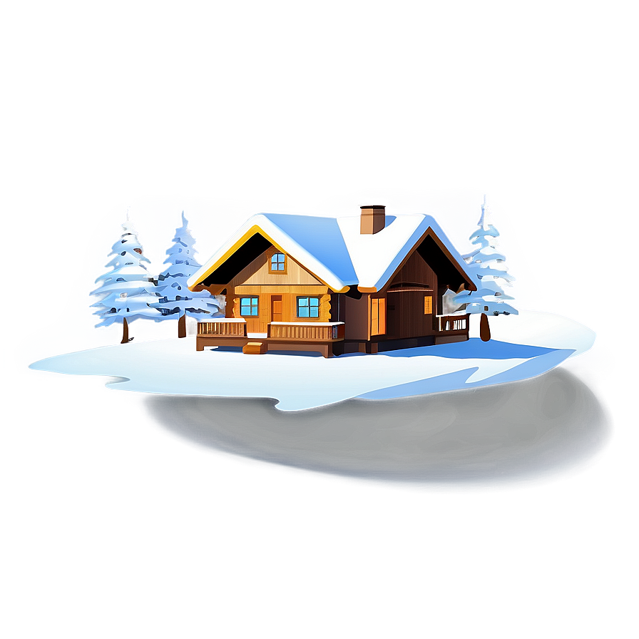 Ski Chalet Png 06132024 PNG image