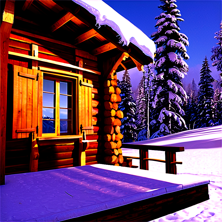 Ski Chalet Png 06132024 PNG image