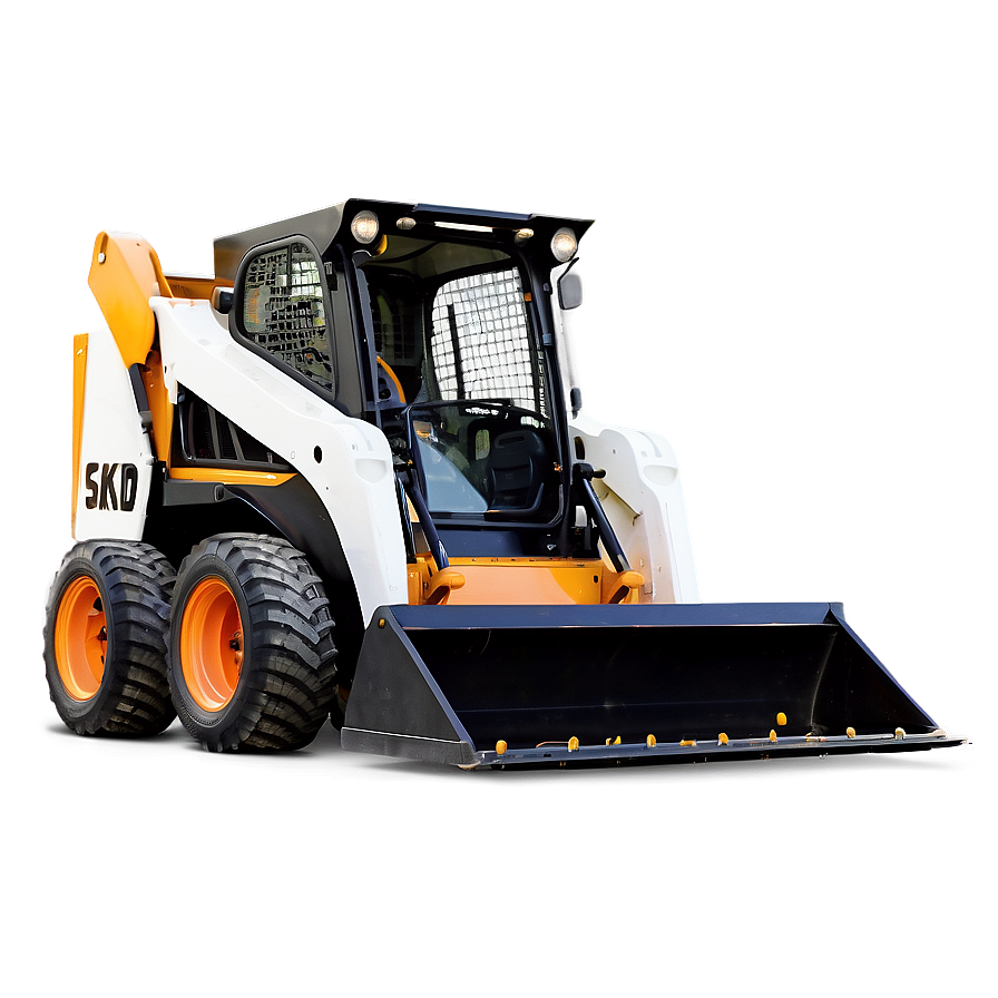 Skid Steer Loader With Operator Cabin Png 90 PNG image