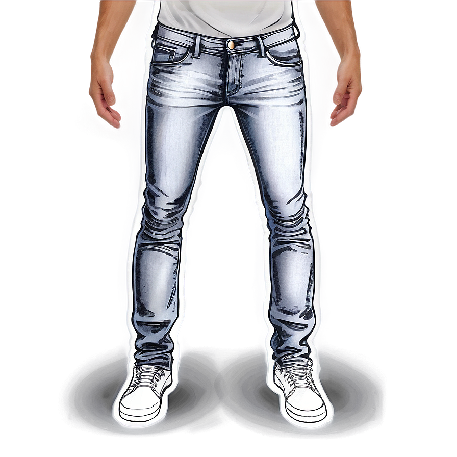 Skinny Jean Outline Png Pya PNG image