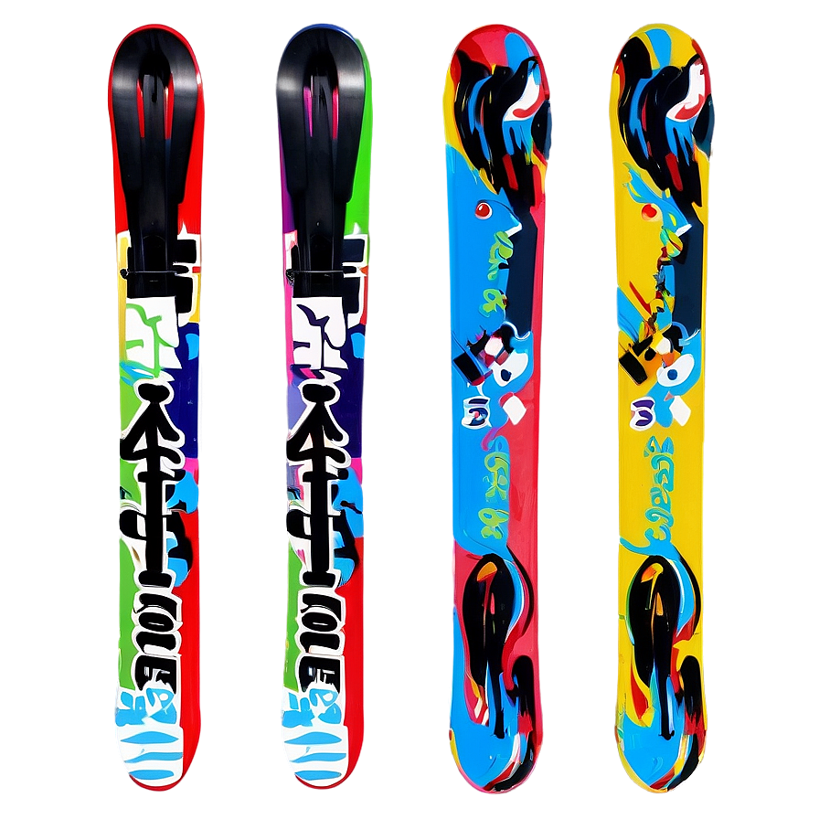 Skis B PNG image