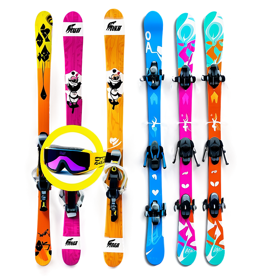 Skis C PNG image