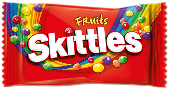 Skittles Fruit Candy Package PNG image