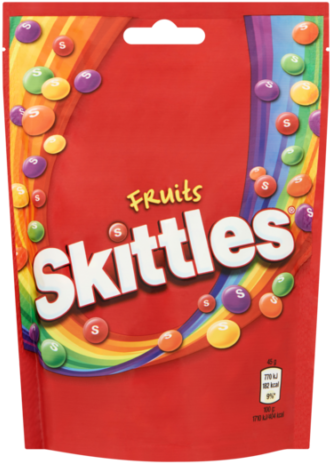 Skittles Fruits Flavor Package PNG image