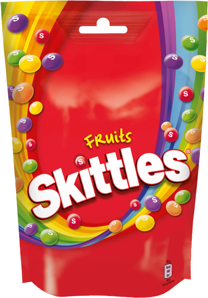 Skittles Fruits Flavor Package PNG image
