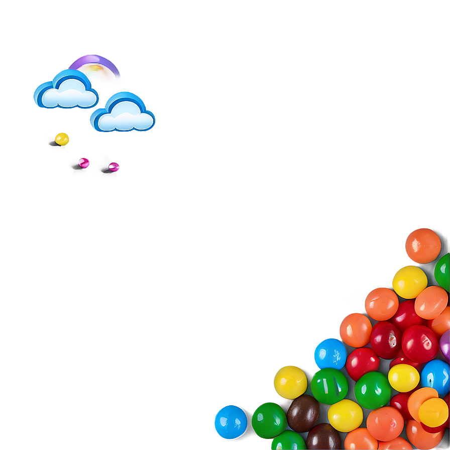 Skittles Rainbow Candy Fantasy Png Ovr36 PNG image