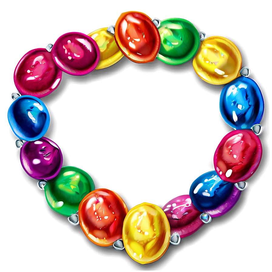 Skittles Rainbow Frame Png 06282024 PNG image