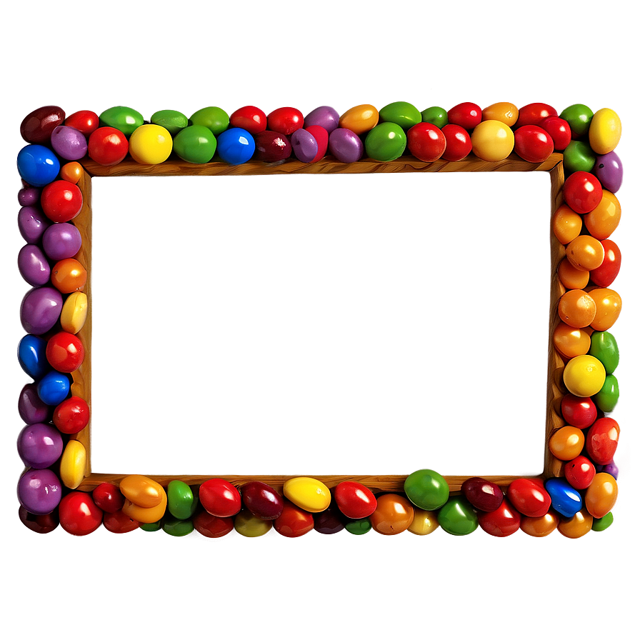 Skittles Rainbow Frame Png 06282024 PNG image