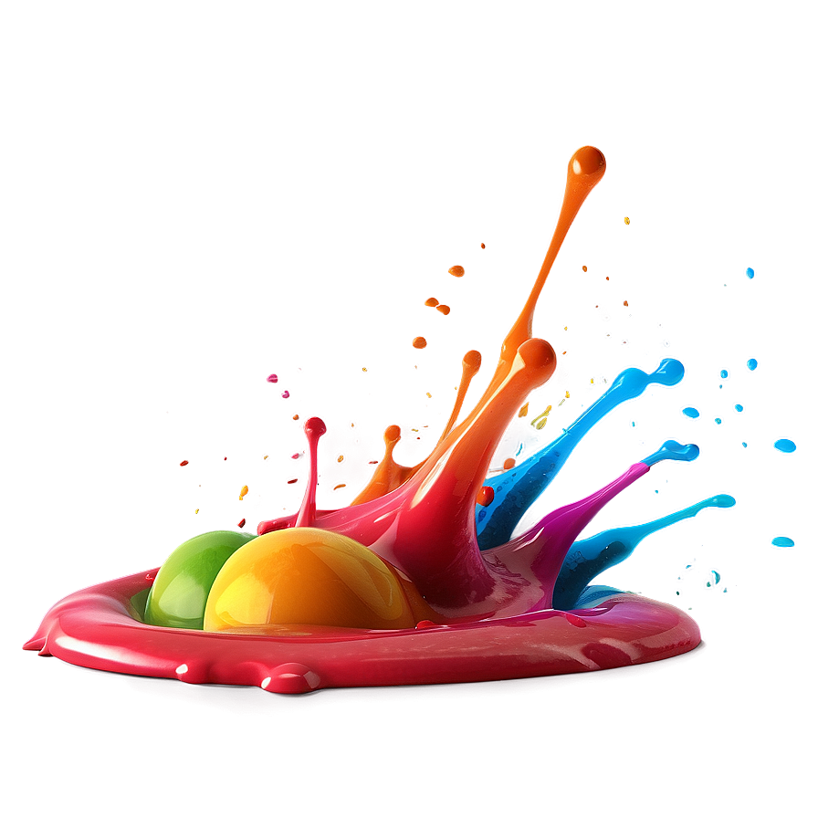 Skittles Rainbow Splash Png 06282024 PNG image