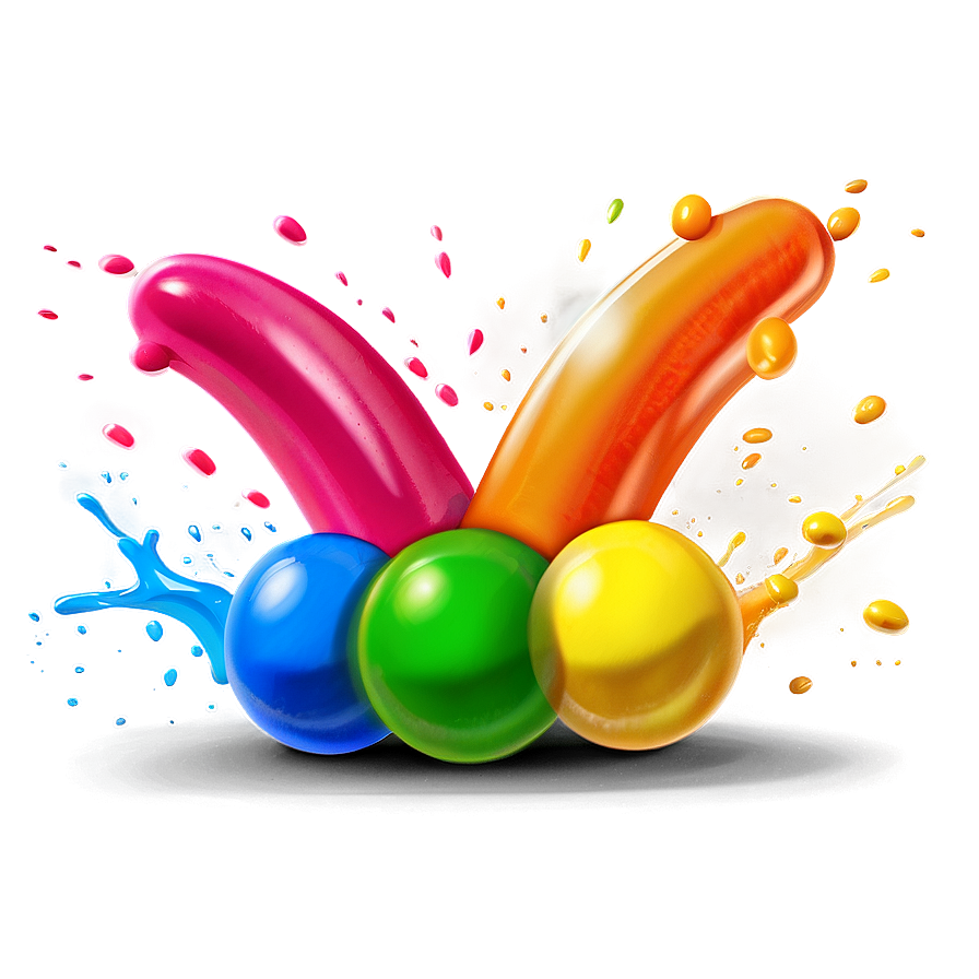 Skittles Rainbow Splash Png Gpt PNG image