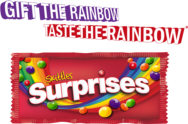 Skittles Surprises Package Ad PNG image