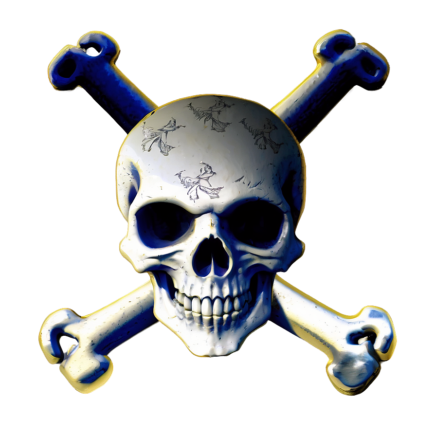 Skull And Bones Pirate Flag Png 29 PNG image