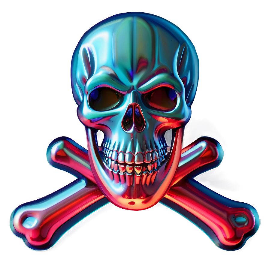 Skull And Crossbones Badge Png 06122024 PNG image