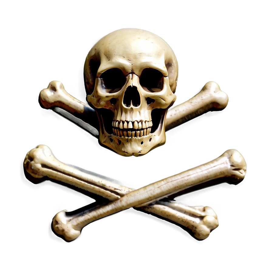 Skull And Crossbones D PNG image