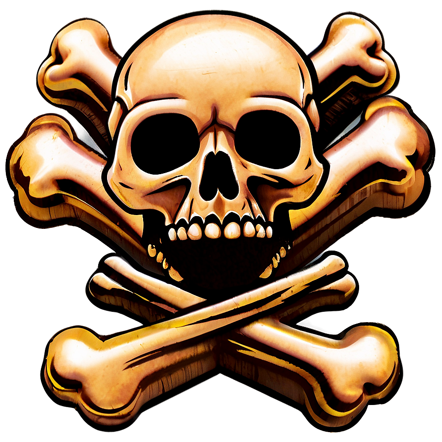 Skull And Crossbones Silhouette Png Cfm21 PNG image