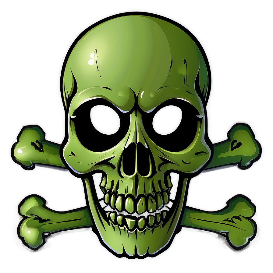 Skull And Crossed Bones Logo Png Vxa70 PNG image