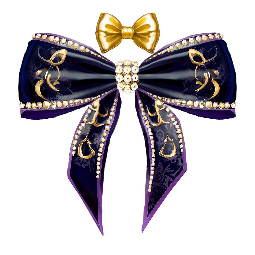 Skull Cheer Bow Png Dnn PNG image