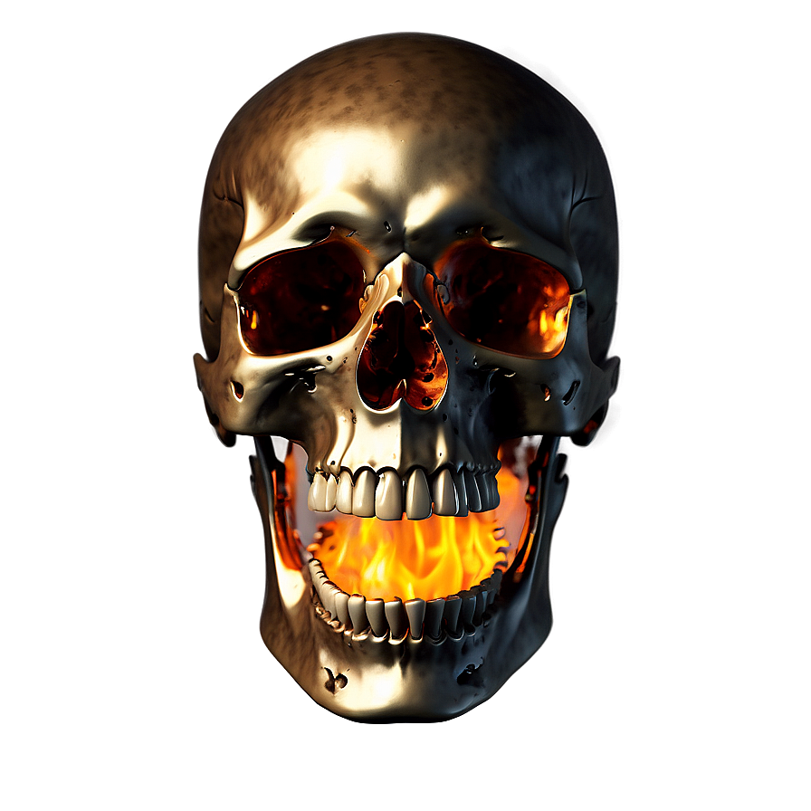 Skull Engulfed In Flames Png 47 PNG image