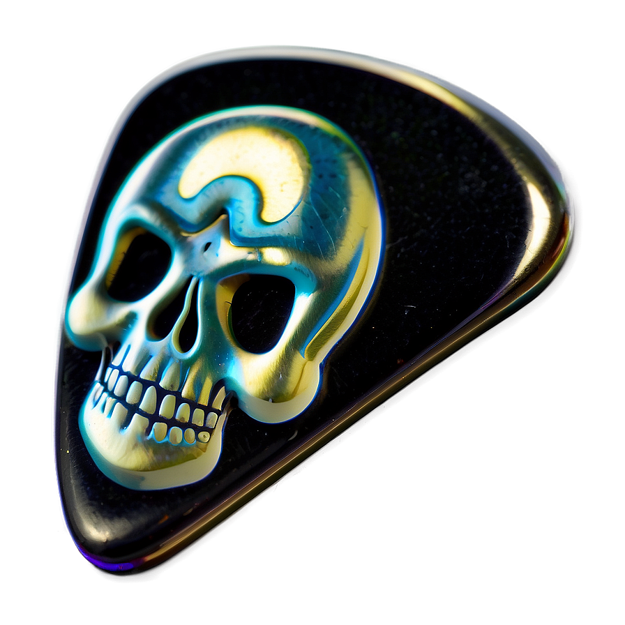 Skull Guitar Pick Art Png Otk54 PNG image