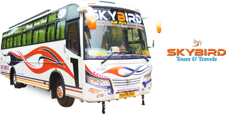 Skybird Tour Bus Travel Service PNG image