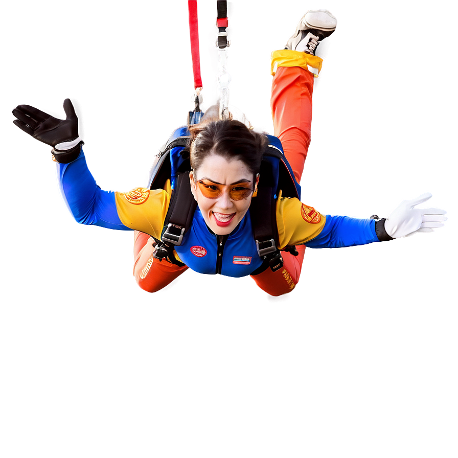 Skydiving B PNG image