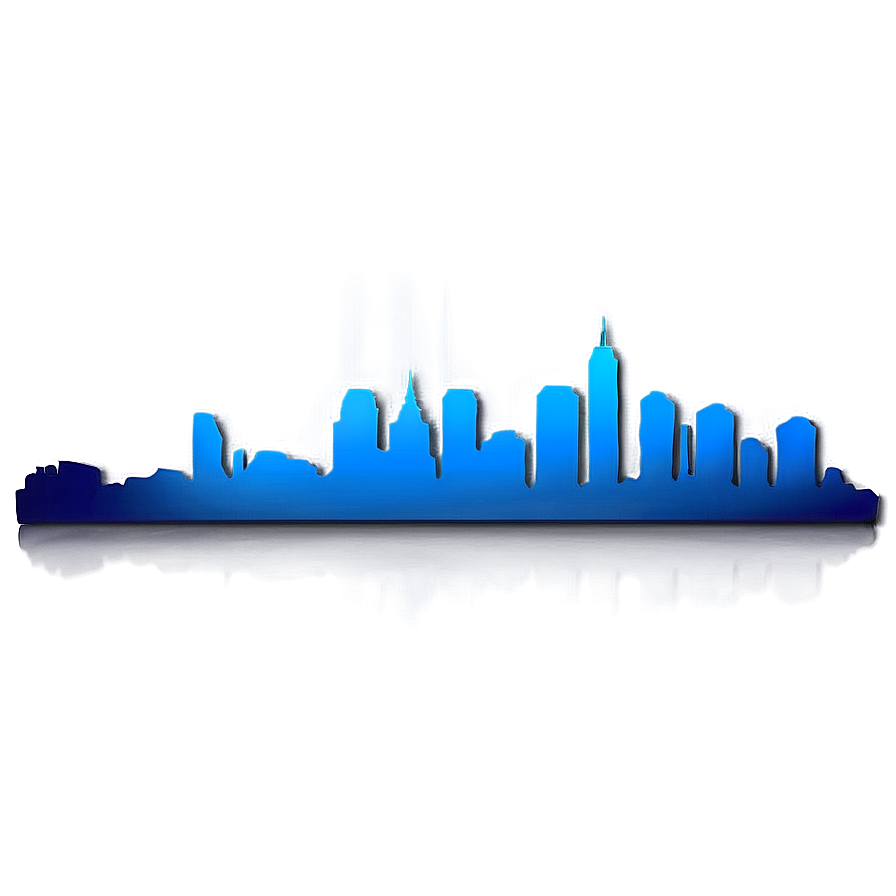 Skyline Blue Gradient Png Juq67 PNG image