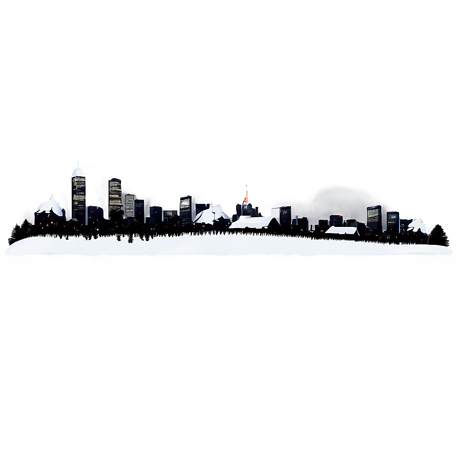 Skyline In Winter Png Aoa88 PNG image